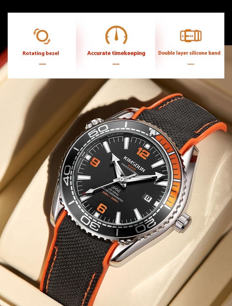 Mechanical Watch Men's Luminous Hollow Transparent Bottom - Aaryan Malik اريان مالك