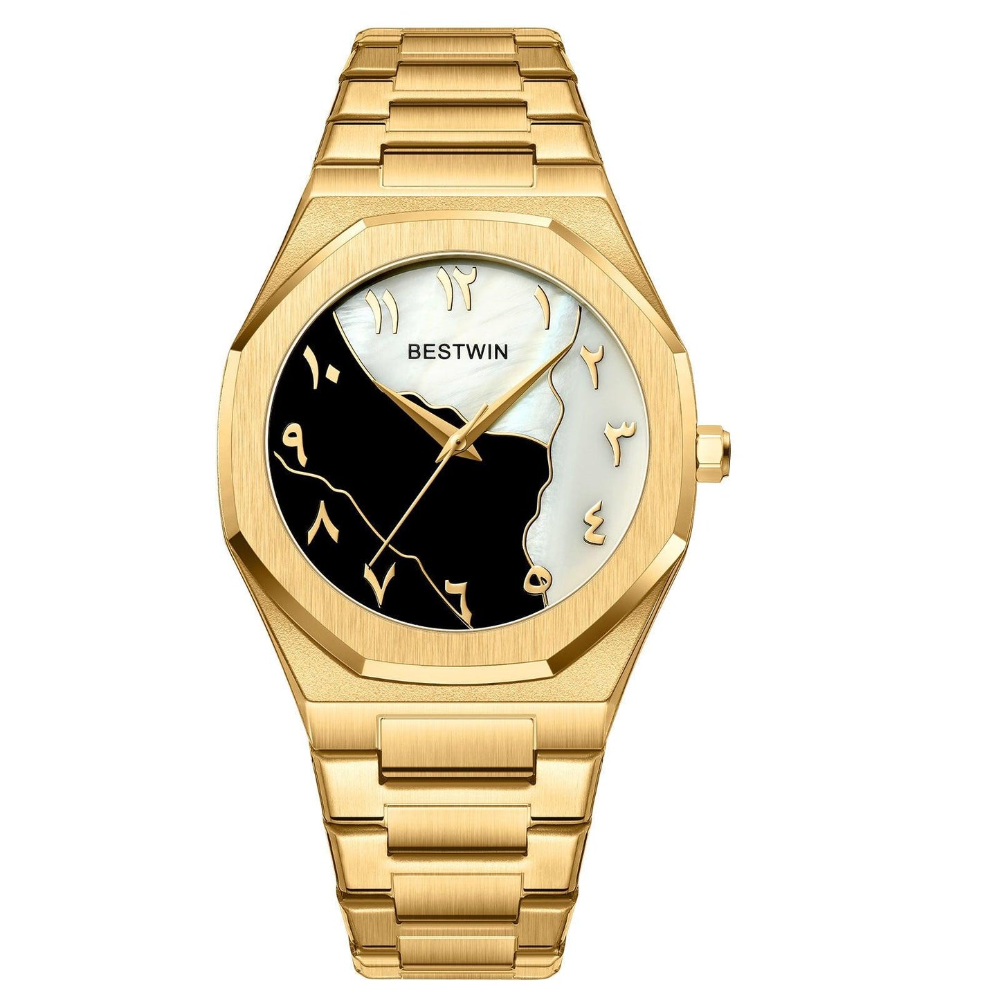 Simple Steel Belt Quartz Watch - Aaryan Malik اريان مالك