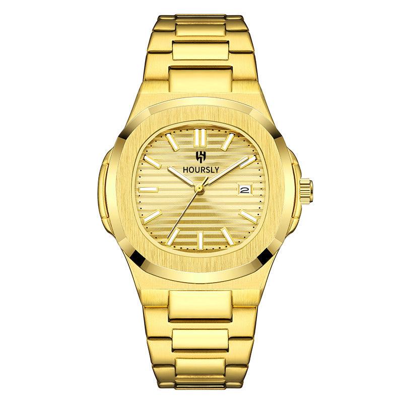 Fashion Premium Business Simplicity Quartz Steel Belt Men's Watch - Aaryan Malik اريان مالك