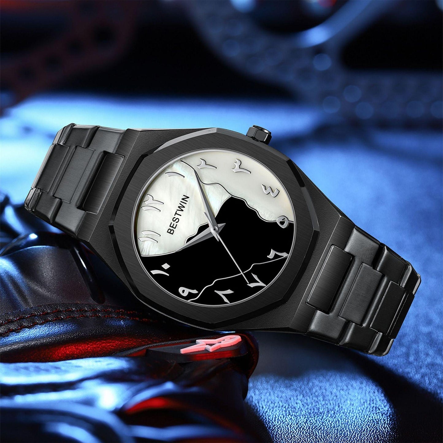 Simple Steel Belt Quartz Watch - Aaryan Malik اريان مالك