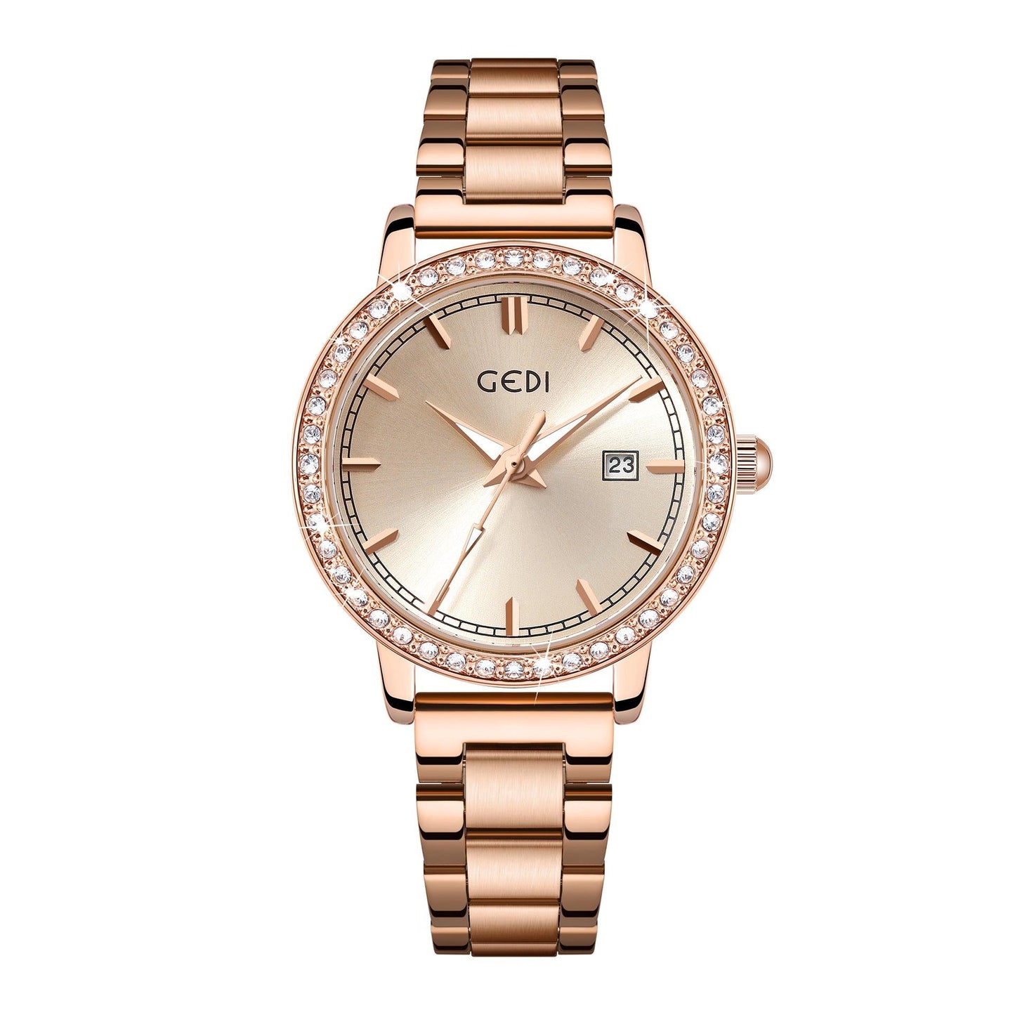 Women's Stainless Steel Quartz Watch - Aaryan Malik اريان مالك
