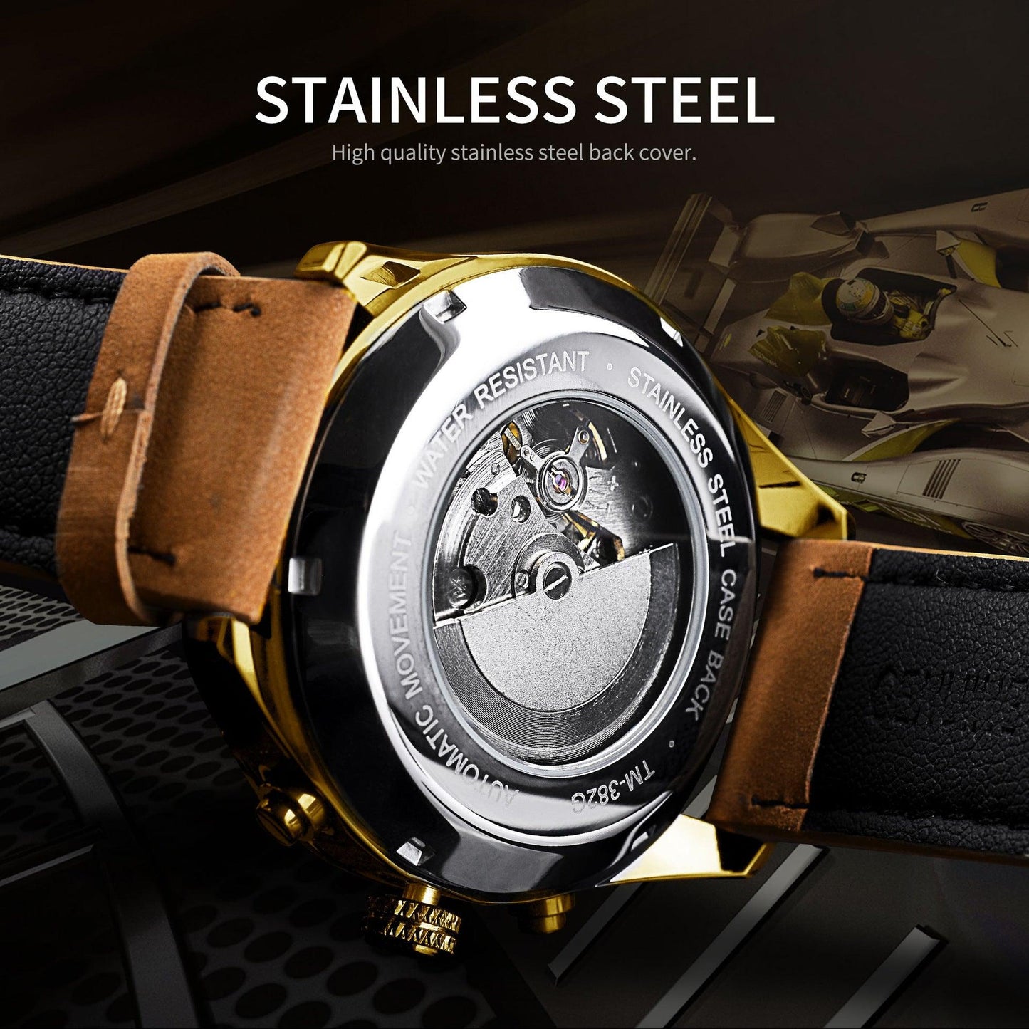 30 M Waterproof Men's Week Calendar Automatic Mechanical Watch - Aaryan Malik اريان مالك