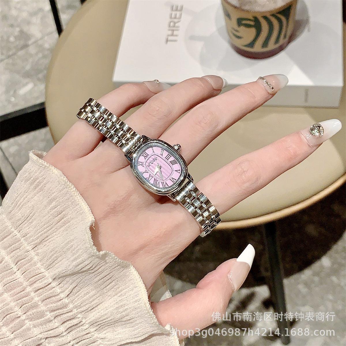 Niche Roman Scale Steel Watch Female - Aaryan Malik اريان مالك