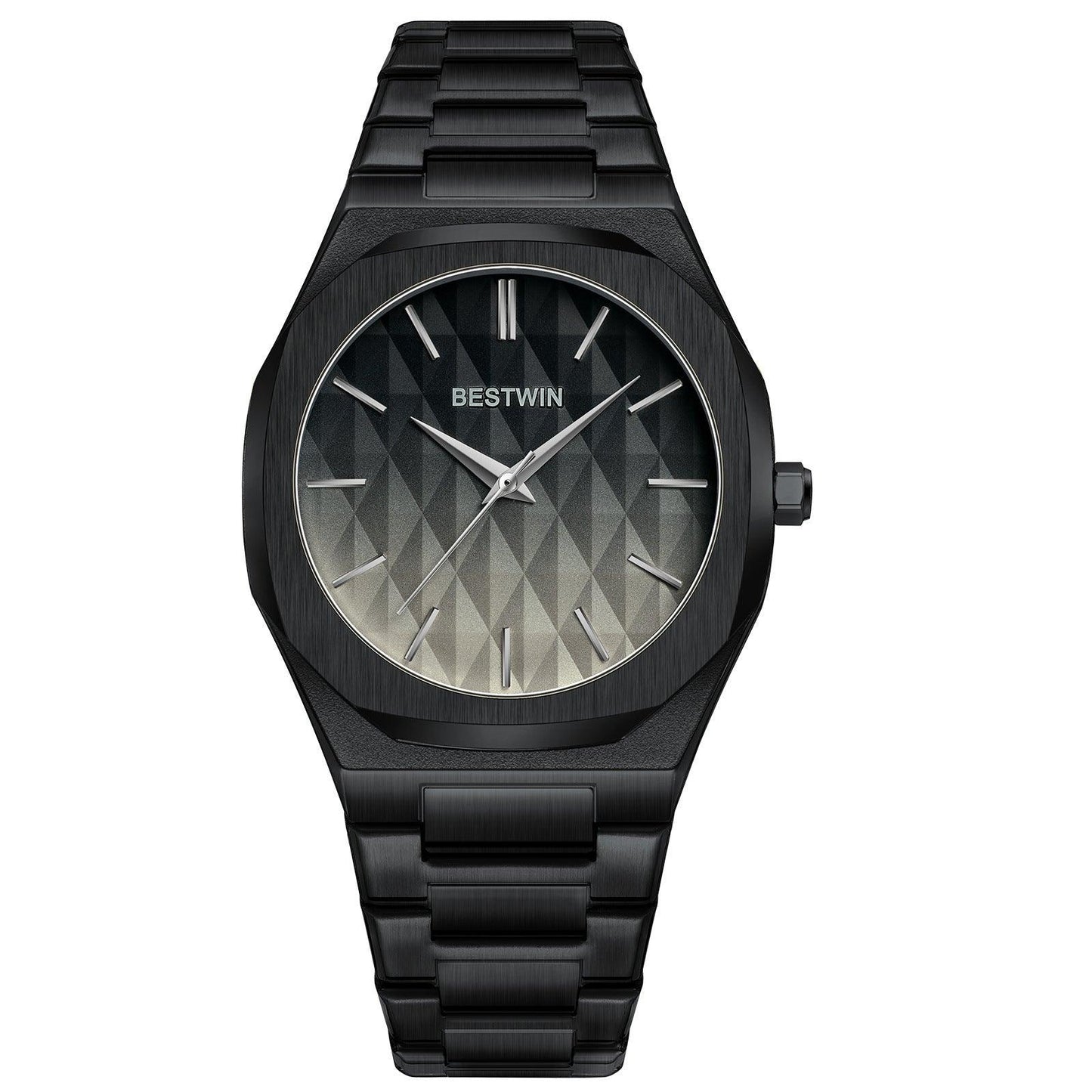Embossed Dial Fashion Men's Watch - Aaryan Malik اريان مالك