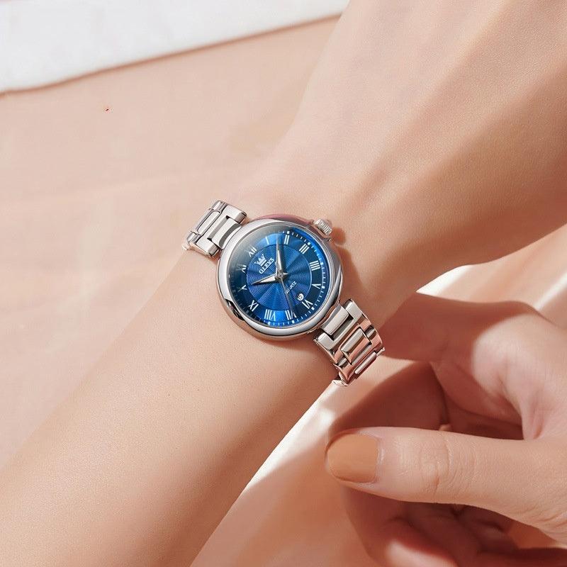Scale Quartz Luminous Waterproof Sheet Calendar Women's Watch - Aaryan Malik اريان مالك
