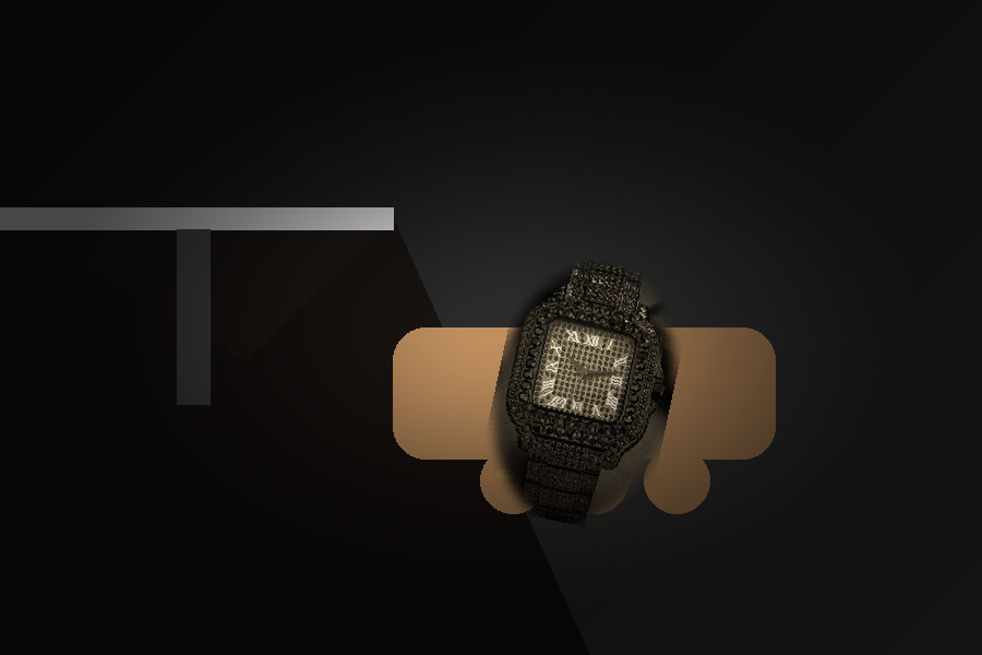 Men's Luxury Black Iced Out Square Face Diamond Quartz Hip Hop Watch Roman Dial