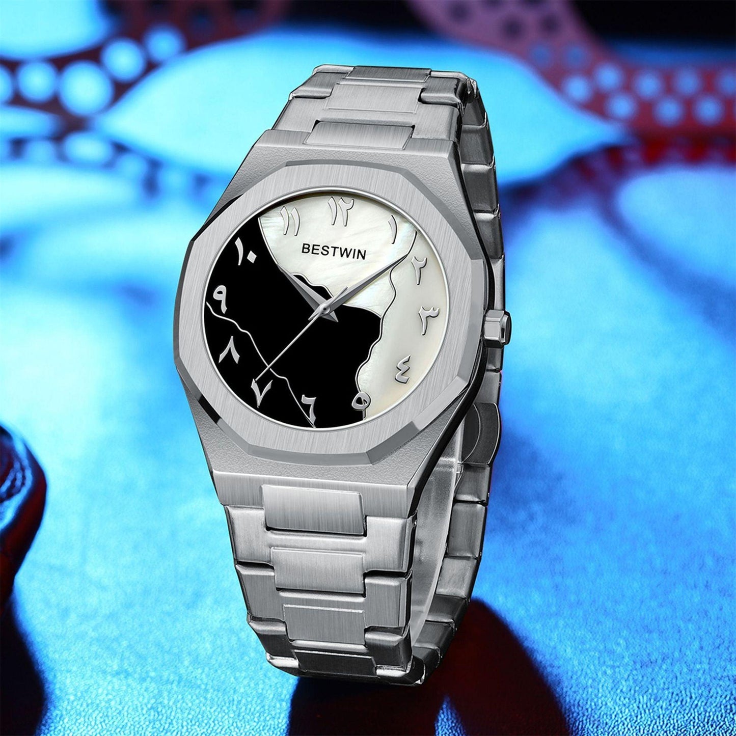 Simple Steel Belt Quartz Watch - Aaryan Malik اريان مالك