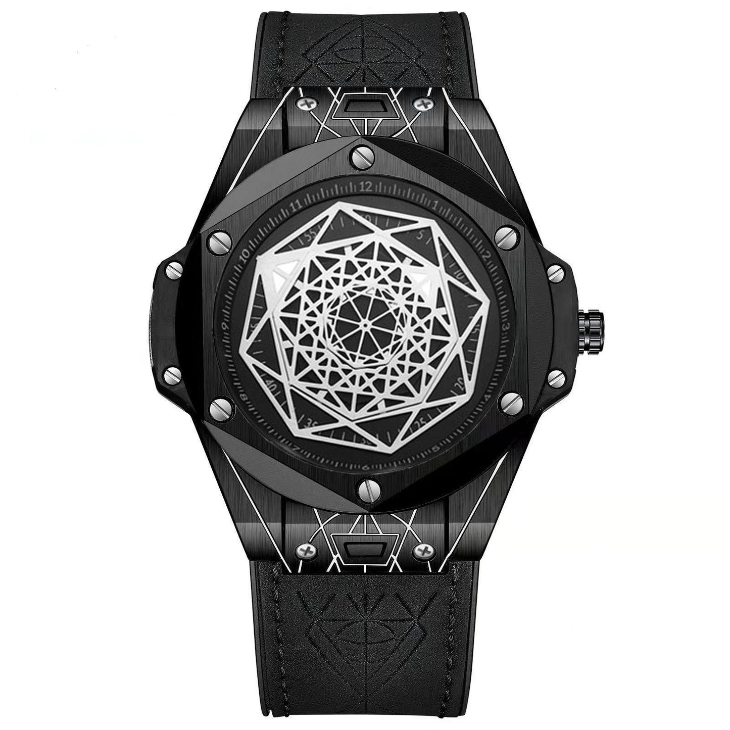 Fashion Personality Men's Watch Student Waterproof Quartz Watch - Aaryan Malik اريان مالك