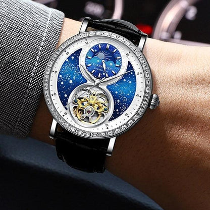 Automatic Mechanical Watch Young Men's Business All-Match Sports Watch Waterproof - Aaryan Malik اريان مالك