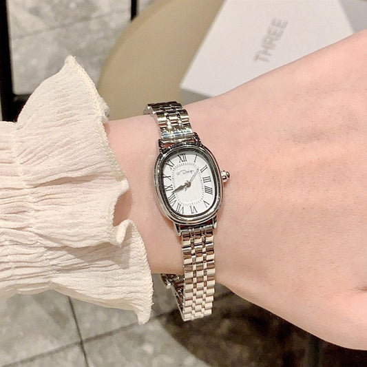 Niche Roman Scale Steel Watch Female - Aaryan Malik اريان مالك
