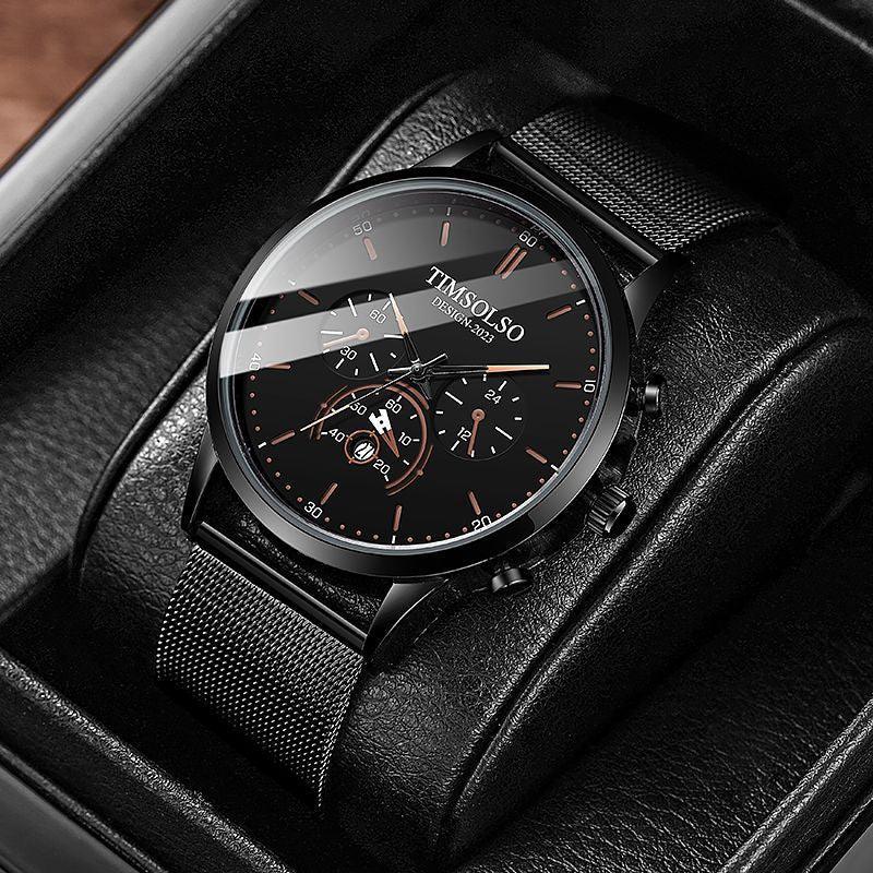 All-matching Simple And High-end Elegant Cool Ultra-thin Calendar Quartz Watch - Aaryan Malik اريان مالك