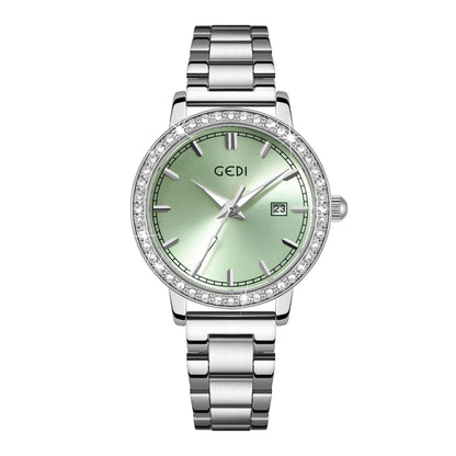 Women's Stainless Steel Quartz Watch - Aaryan Malik اريان مالك