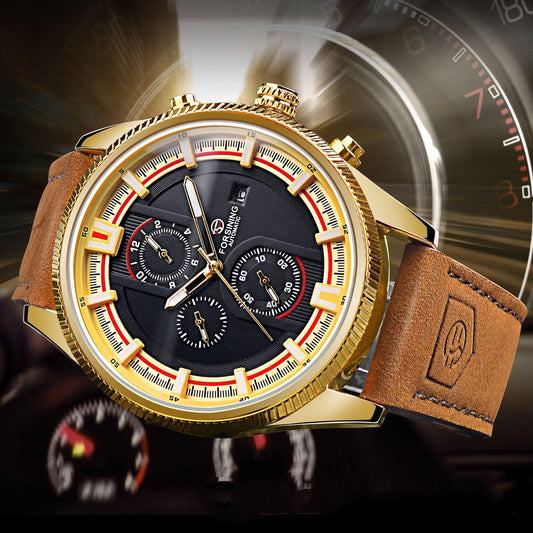30 M Waterproof Men's Week Calendar Automatic Mechanical Watch - Aaryan Malik اريان مالك