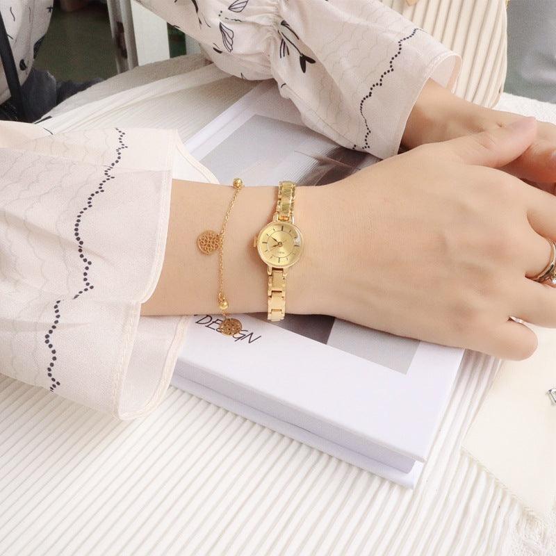Retro Net Thin Chain Exquisite Quartz Watch - Aaryan Malik اريان مالك