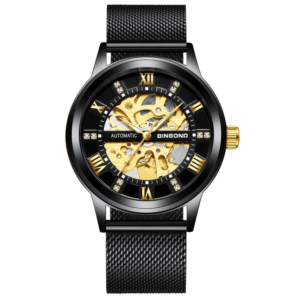 Men's Automatic Mechanical Watch Luminous Simple Fashion Trend - Aaryan Malik اريان مالك