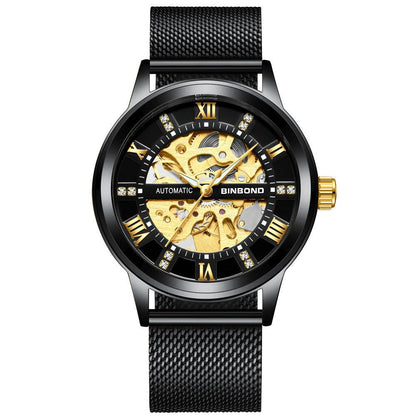 Men's Automatic Mechanical Watch Luminous Simple Fashion Trend - Aaryan Malik اريان مالك