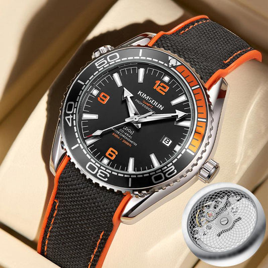 Mechanical Watch Men's Luminous Hollow Transparent Bottom - Aaryan Malik اريان مالك