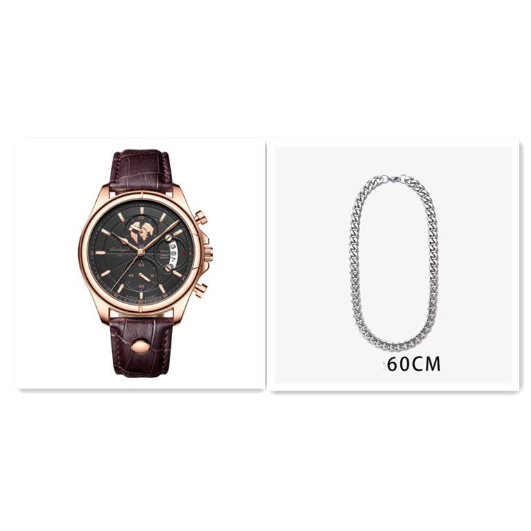 Multifunctional Luminous Men's Waterproof Quartz Watch - Aaryan Malik اريان مالك