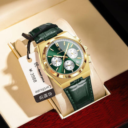 New Multi-functional Men's Watch Belt Ultra-thin Quartz Watch - Aaryan Malik اريان مالك