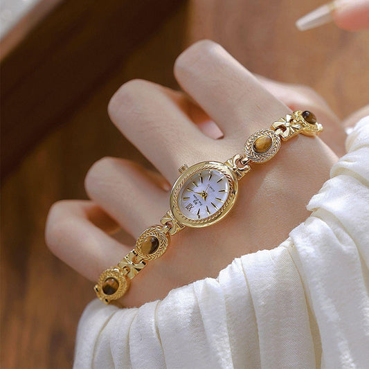 Natural Tigereye Maillard Advanced Chain Watch - Aaryan Malik اريان مالك