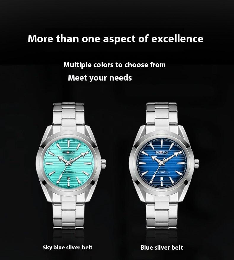 Men's Watch Business Classic Quartz Watch Luminous Waterproof - Aaryan Malik اريان مالك