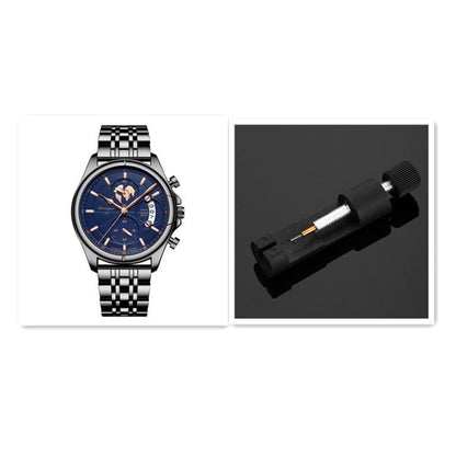 Multifunctional Luminous Men's Waterproof Quartz Watch - Aaryan Malik اريان مالك