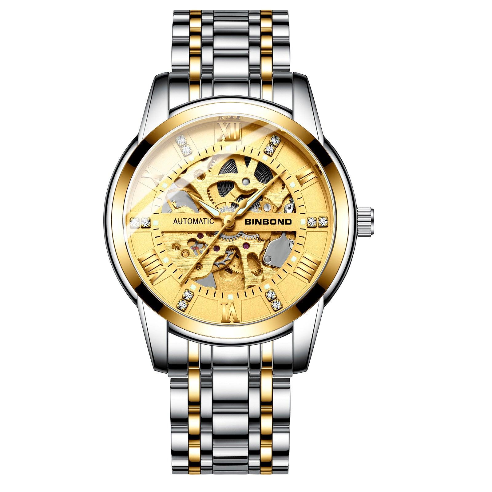 Men's Automatic Mechanical Watch Luminous Simple Fashion Trend - Aaryan Malik اريان مالك