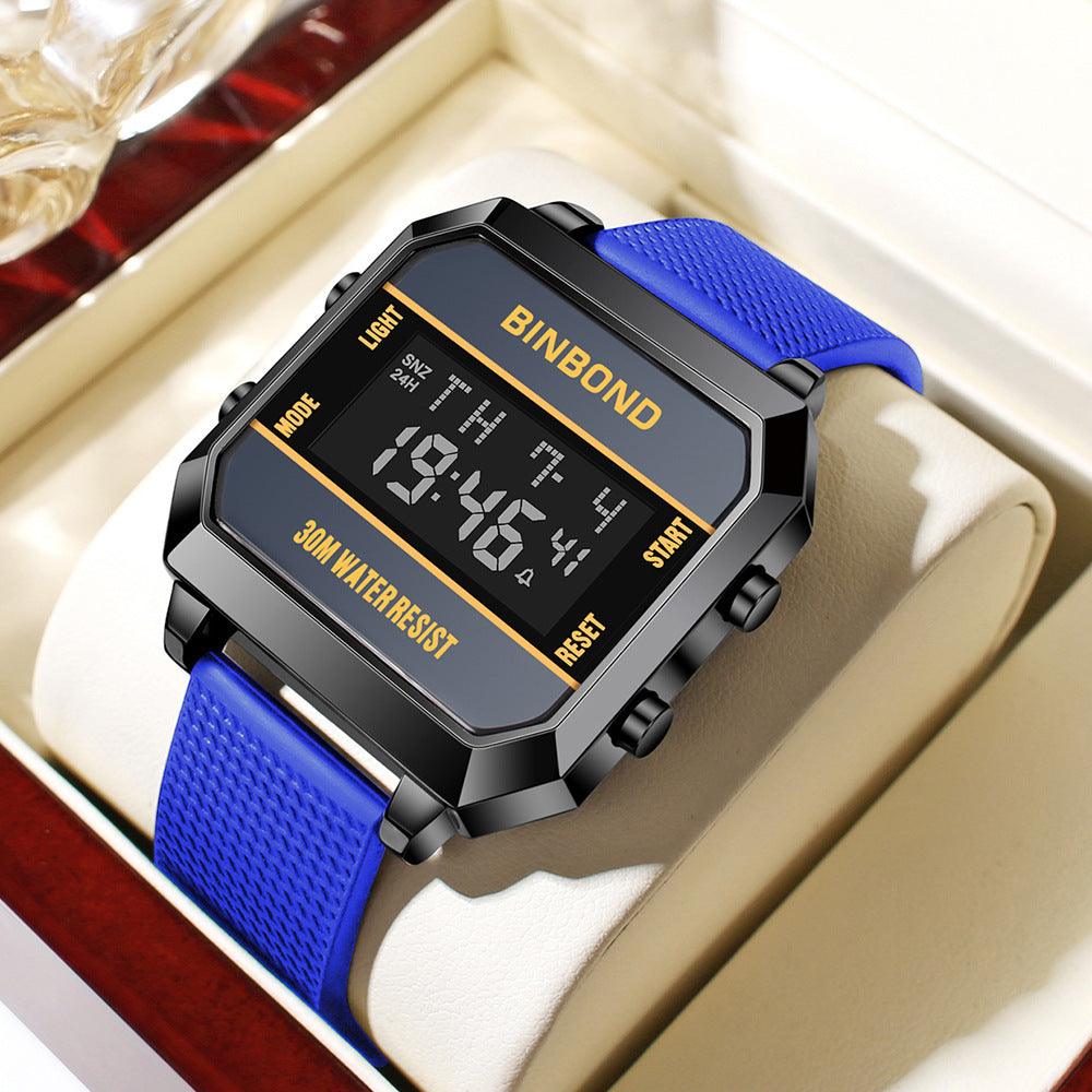 Stylish And Versatile Student Sports Waterproof Men's Electronic Watch - Aaryan Malik اريان مالك