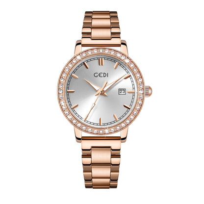 Women's Stainless Steel Quartz Watch - Aaryan Malik اريان مالك