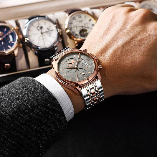 Multifunctional Luminous Men's Waterproof Quartz Watch - Aaryan Malik اريان مالك