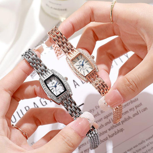 Women's Bucket-shaped Square Fashion Watch Fashion Jewelry - Aaryan Malik اريان مالك