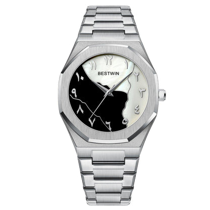 Simple Steel Belt Quartz Watch - Aaryan Malik اريان مالك