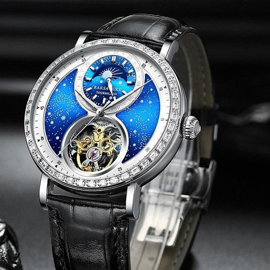 Automatic Mechanical Watch Young Men's Business All-Match Sports Watch Waterproof - Aaryan Malik اريان مالك