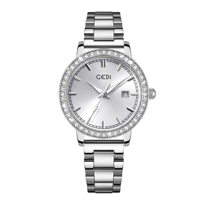 Women's Stainless Steel Quartz Watch - Aaryan Malik اريان مالك