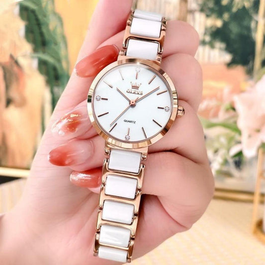 Women's Fashionable Waterproof Original Quartz Movement Niche High-end Watch - Aaryan Malik اريان مالك