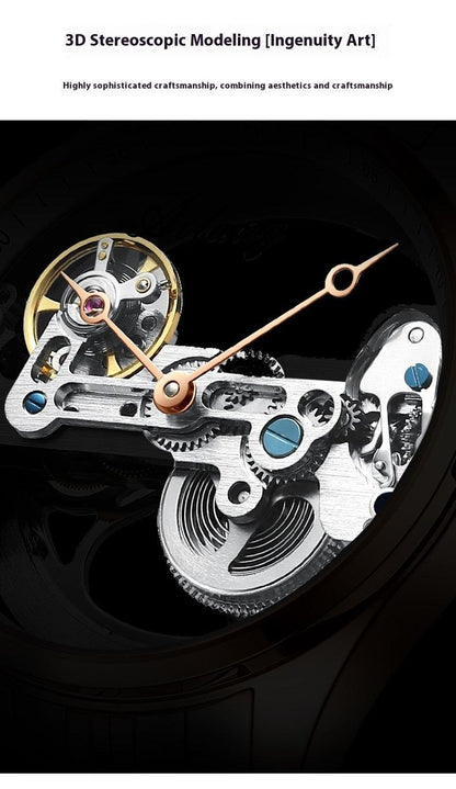 Automatic Hollow Mechanical Watch Generation Hair - Aaryan Malik اريان مالك