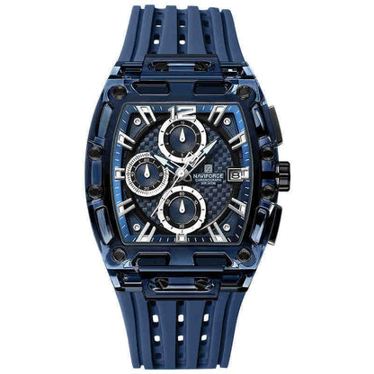 Barrel-type Transparent Shell Silicone Band Colorful Waterproof Watch - Aaryan Malik اريان مالك