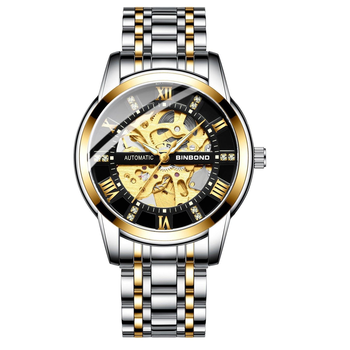 Men's Automatic Mechanical Watch Luminous Simple Fashion Trend - Aaryan Malik اريان مالك