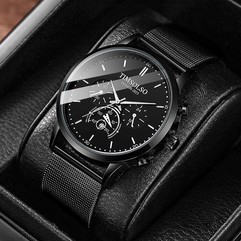 All-matching Simple And High-end Elegant Cool Ultra-thin Calendar Quartz Watch - Aaryan Malik اريان مالك