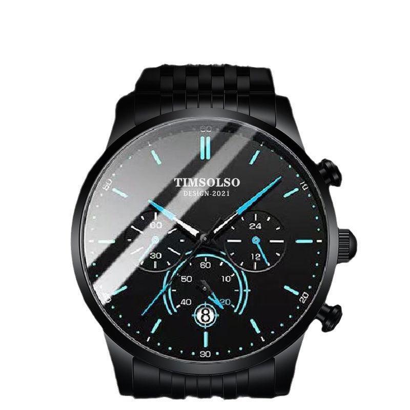 All-matching Simple And High-end Elegant Cool Ultra-thin Calendar Quartz Watch - Aaryan Malik اريان مالك