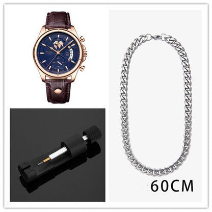 Multifunctional Luminous Men's Waterproof Quartz Watch - Aaryan Malik اريان مالك