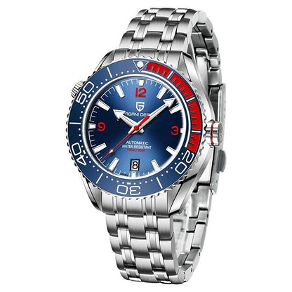 Fashion Rotatable Digital Watch Bezel Luminous Men's Mechanical Watch - Aaryan Malik اريان مالك