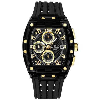 Barrel-type Transparent Shell Silicone Band Colorful Waterproof Watch - Aaryan Malik اريان مالك