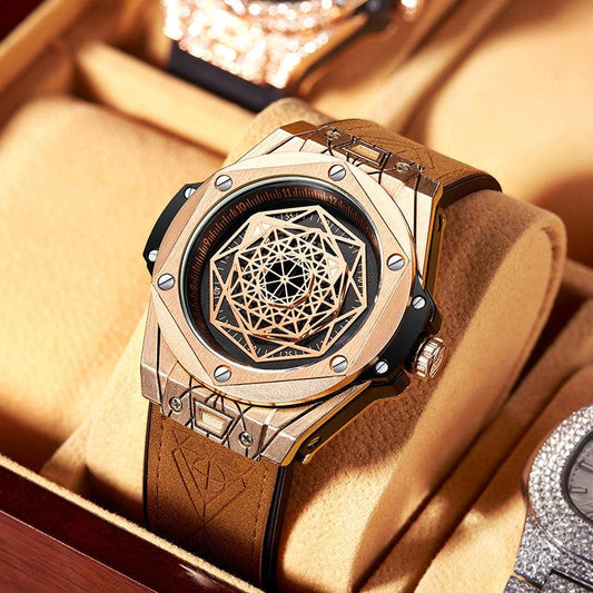 Fashion Personality Men's Watch Student Waterproof Quartz Watch - Aaryan Malik اريان مالك