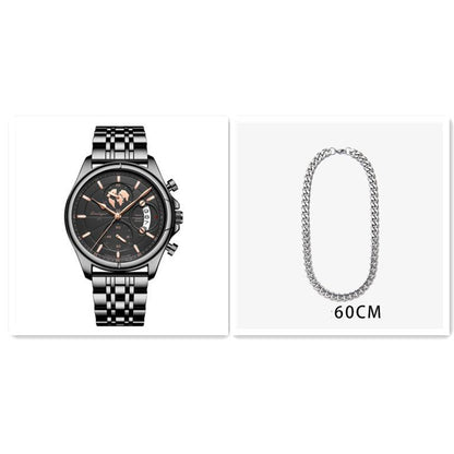 Multifunctional Luminous Men's Waterproof Quartz Watch - Aaryan Malik اريان مالك