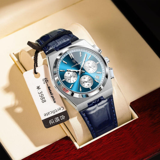 New Multi-functional Men's Watch Belt Ultra-thin Quartz Watch - Aaryan Malik اريان مالك