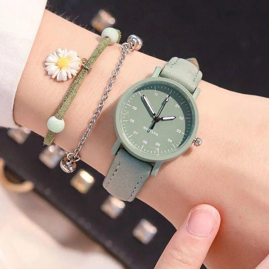 Korean Simple Temperamental Girls' Antique Mori Style Antique Watch - Aaryan Malik اريان مالك