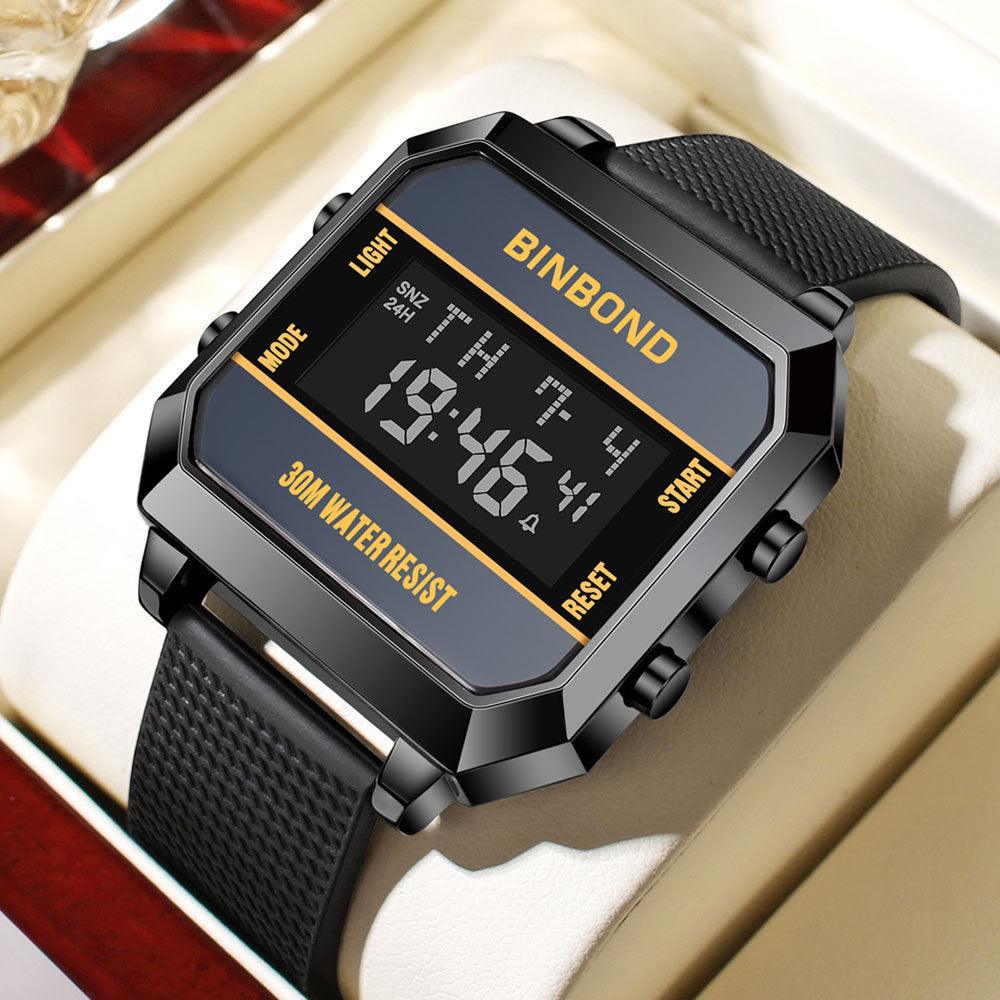 Stylish And Versatile Student Sports Waterproof Men's Electronic Watch - Aaryan Malik اريان مالك