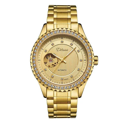 Double Hollow Mechanical Watch Diamond High-end Men - Aaryan Malik اريان مالك