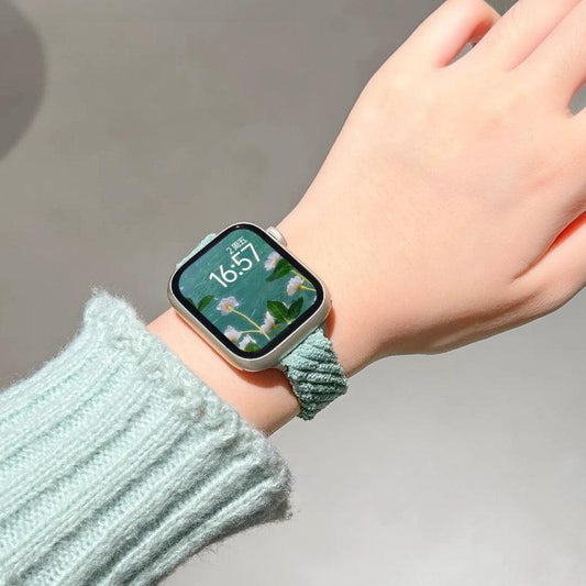 Watch Strap Fashion Casual Plush Knitted Autumn And Winter Women's - Aaryan Malik اريان مالك